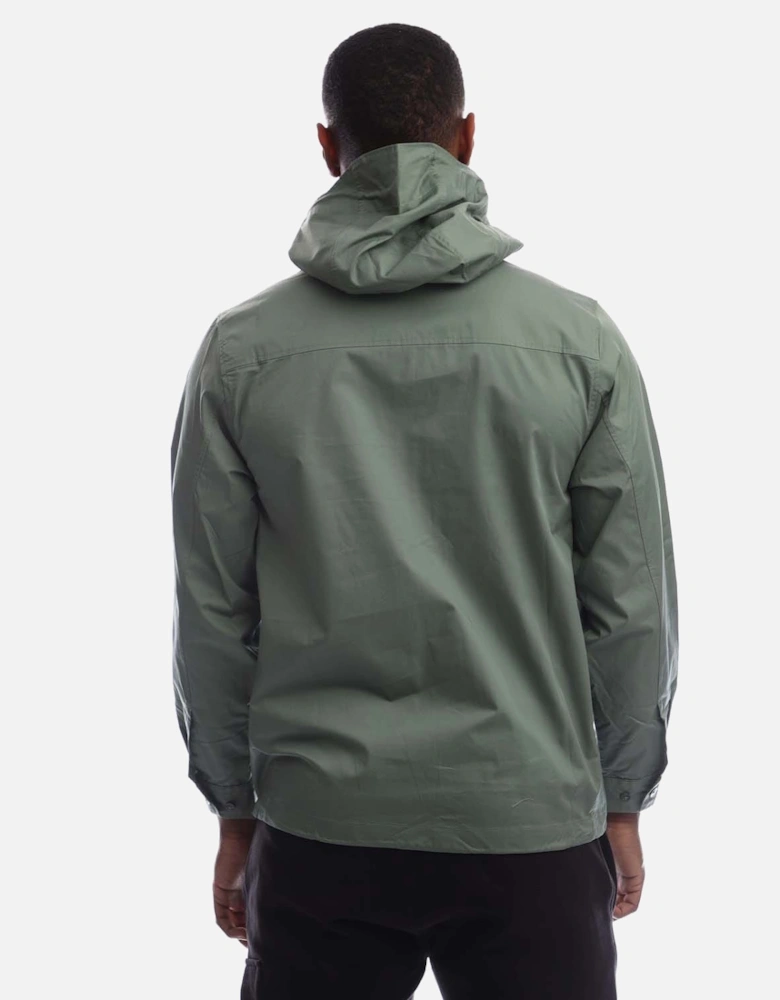 Metropolis Series Gabardine Half-Zip Hooded Jacket