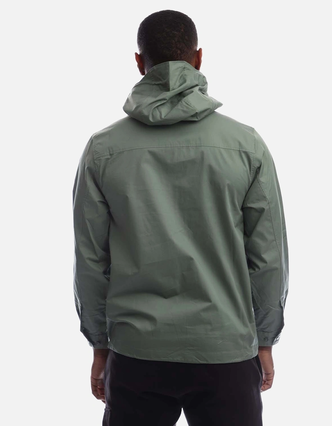 Metropolis Series Gabardine Half-Zip Hooded Jacket