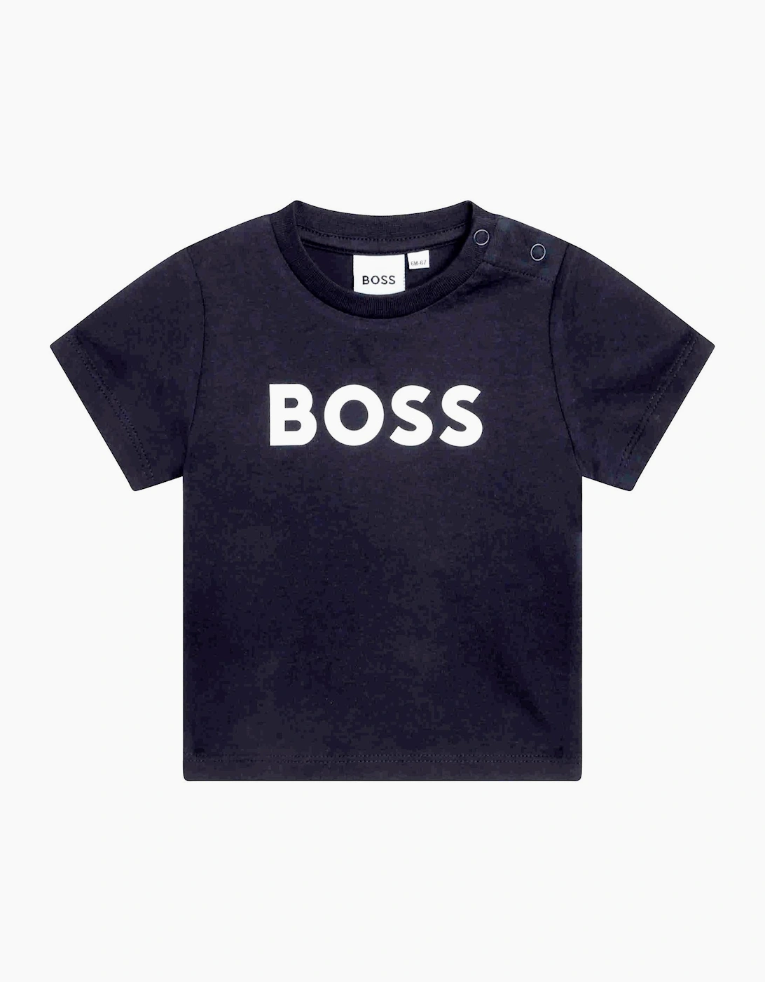 Boy's BOSS NAVY BABY/TODDLER T SHIRT J05P12 - Black