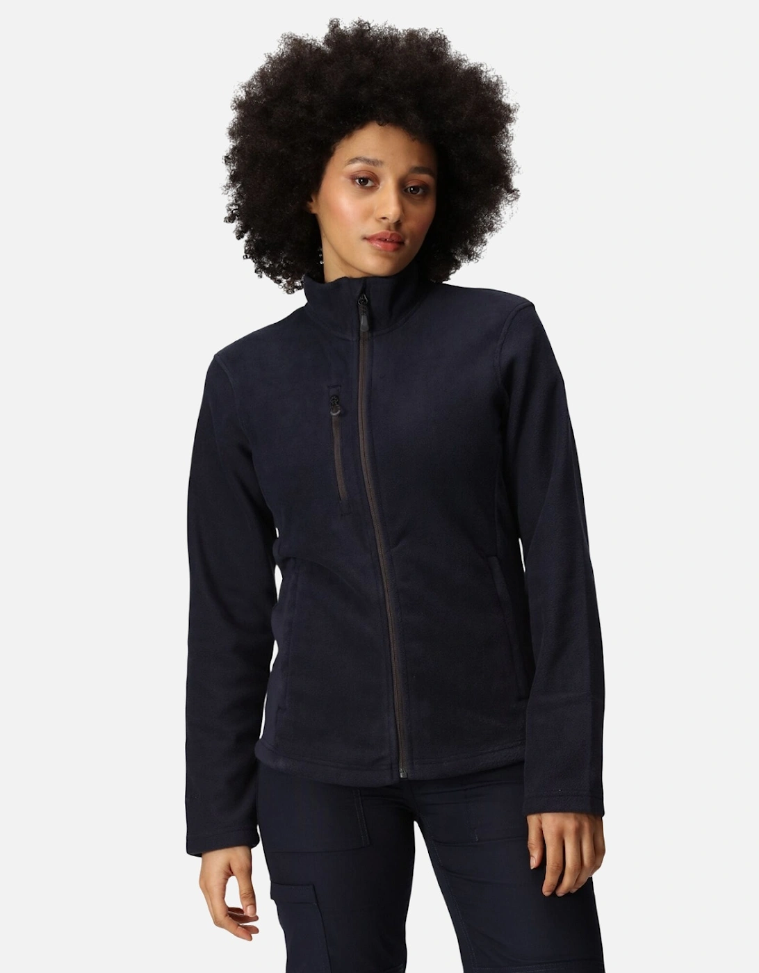 Professional Womens/Ladies Recycled Full Zip Fleece Jacket