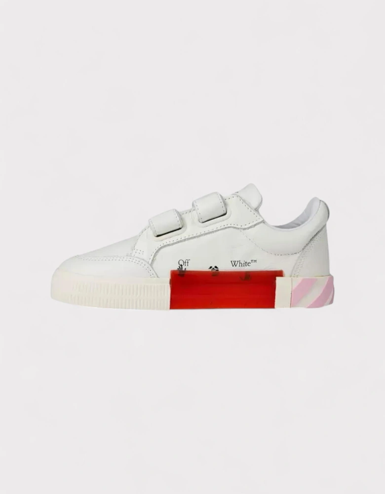 Vulcanised White Pink Sneakers Kids