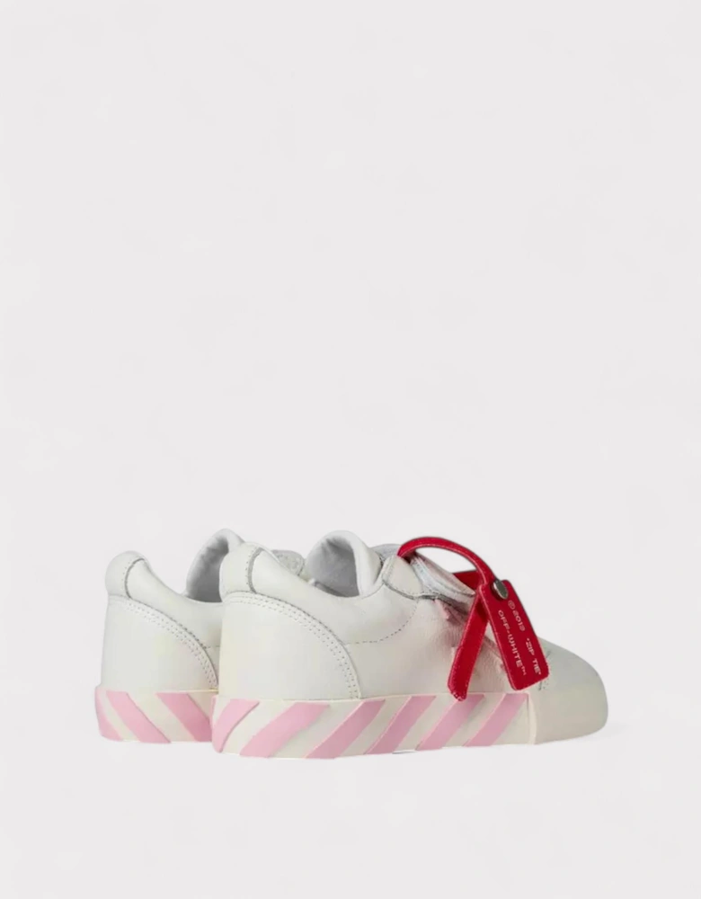 Vulcanised White Pink Sneakers Kids