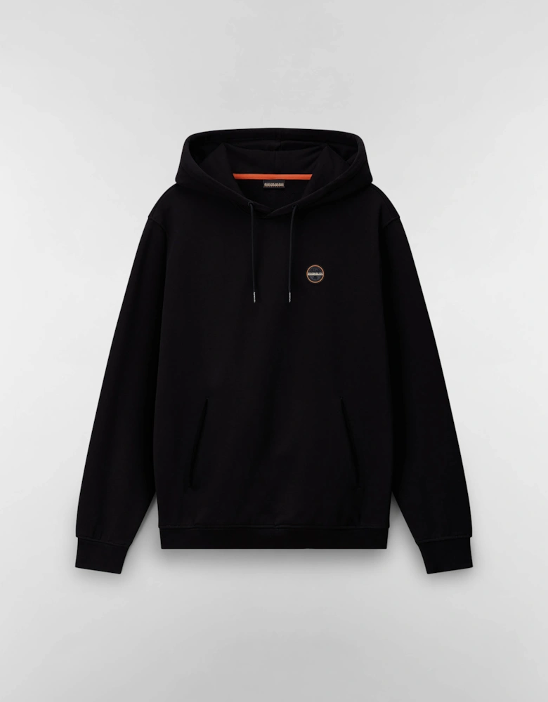 Badge Mens Hoodie - Black Beauty 941