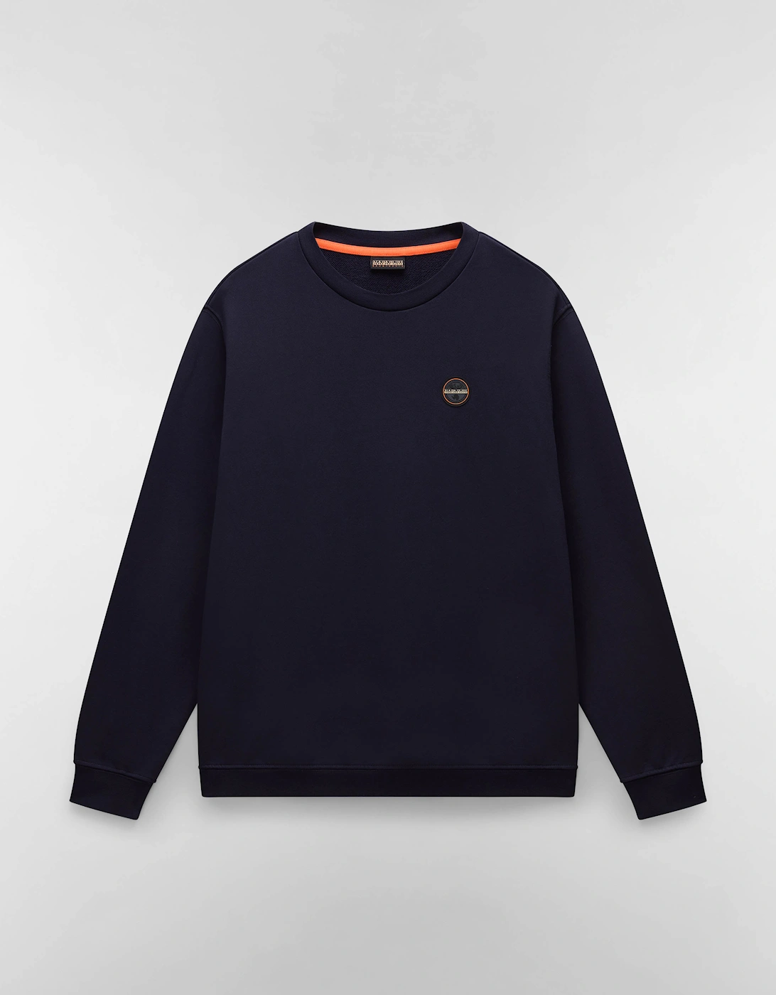 Badge Mens Crew Neck Sweatshirt - Blue Marine 176, 2 of 1