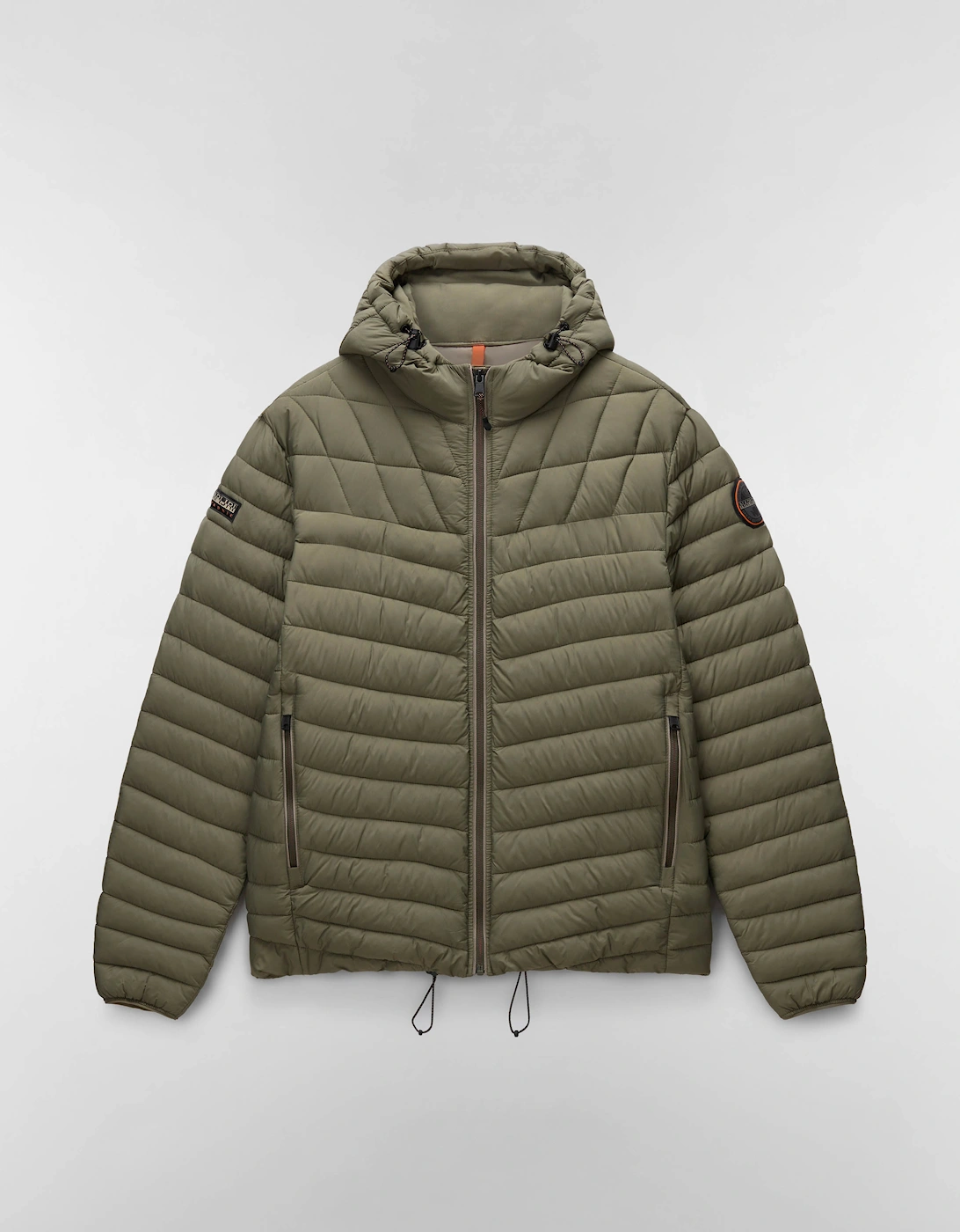 A-Lapaz Mens Hooded Puffer Jacket - Tea Leaf G0A, 2 of 1
