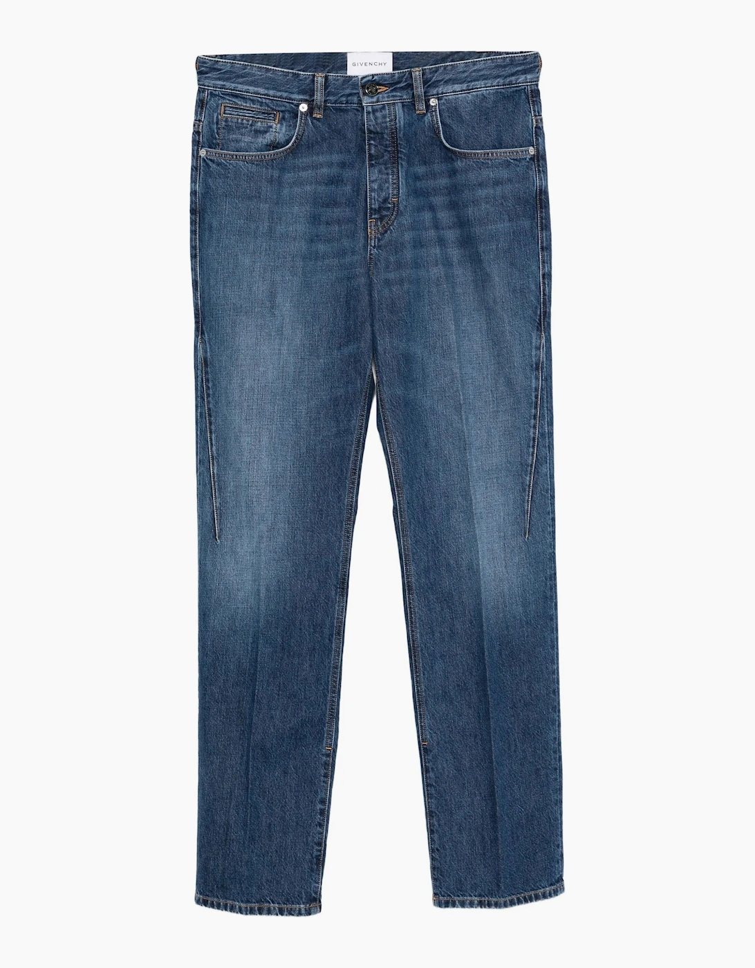 Givenchy Givenchy Men's Straight Fit Vintage Denim Jeans Blue