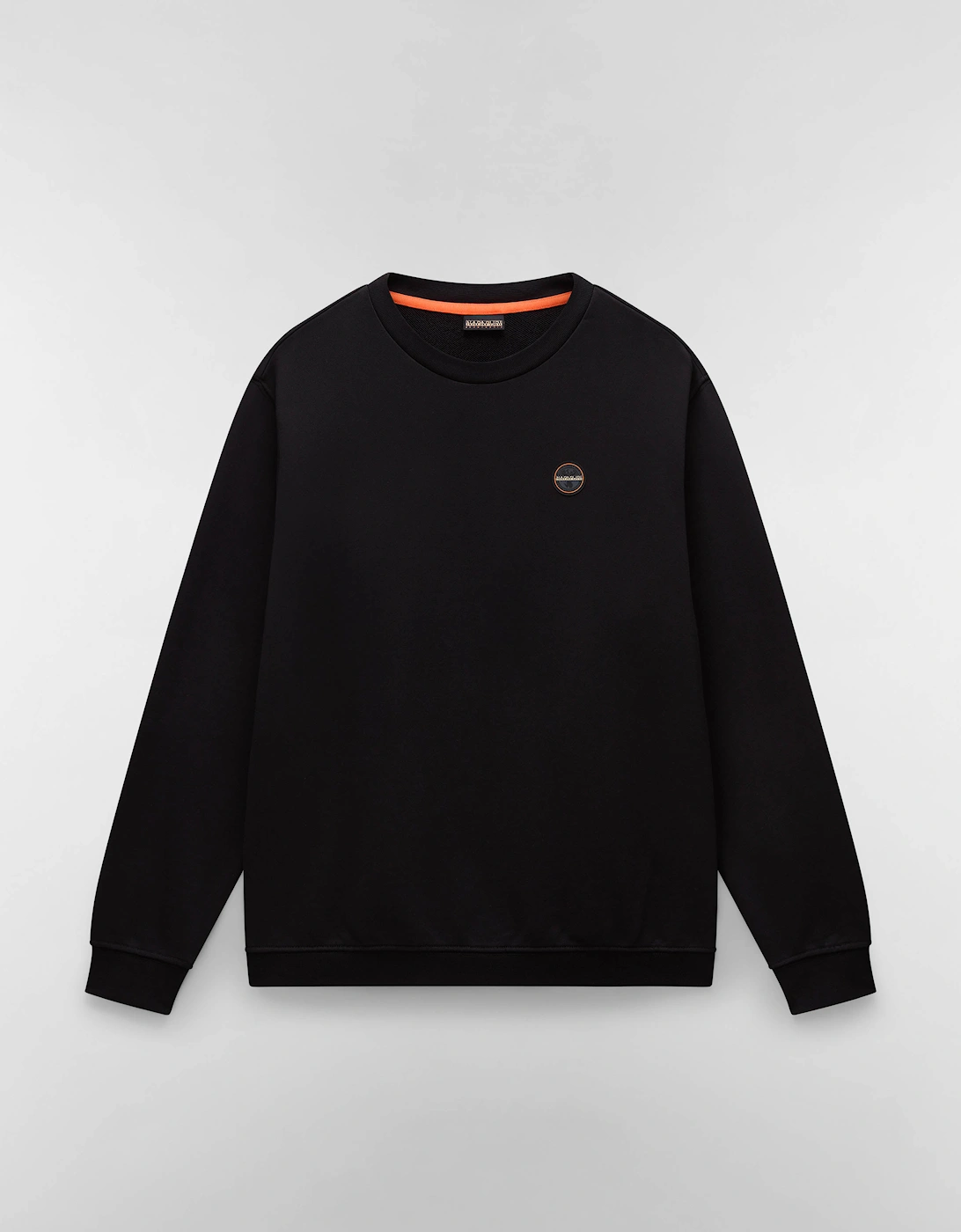 Badge Mens Crew Neck Sweatshirt - Black Beauty 941, 2 of 1