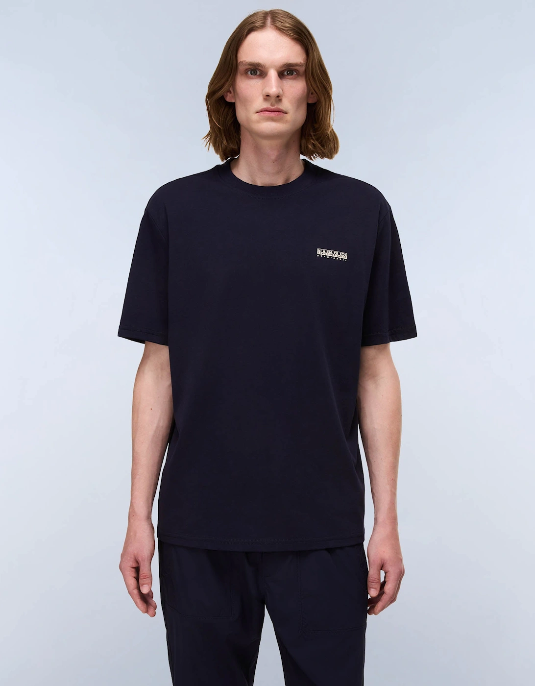 Small Box Mens Short Sleeve T-Shirt - Blue Marine 176, 2 of 1