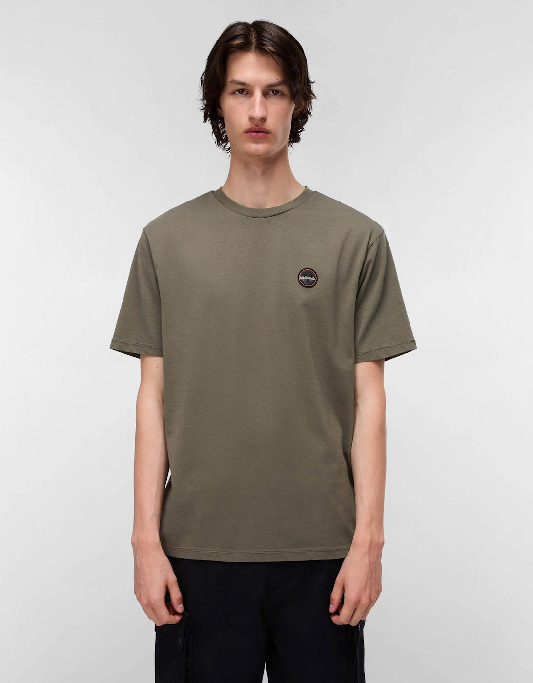 Badge Mens Short Sleeve T-Shirt - Tea Leaf G0A, 2 of 1