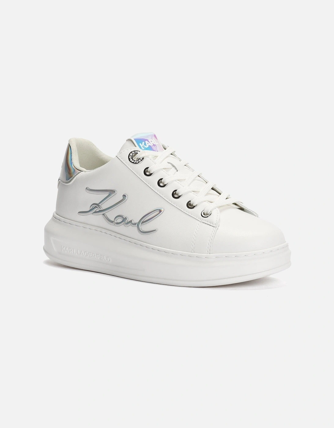 Kapri Signa Lace Womens White / Iridescent Trainers