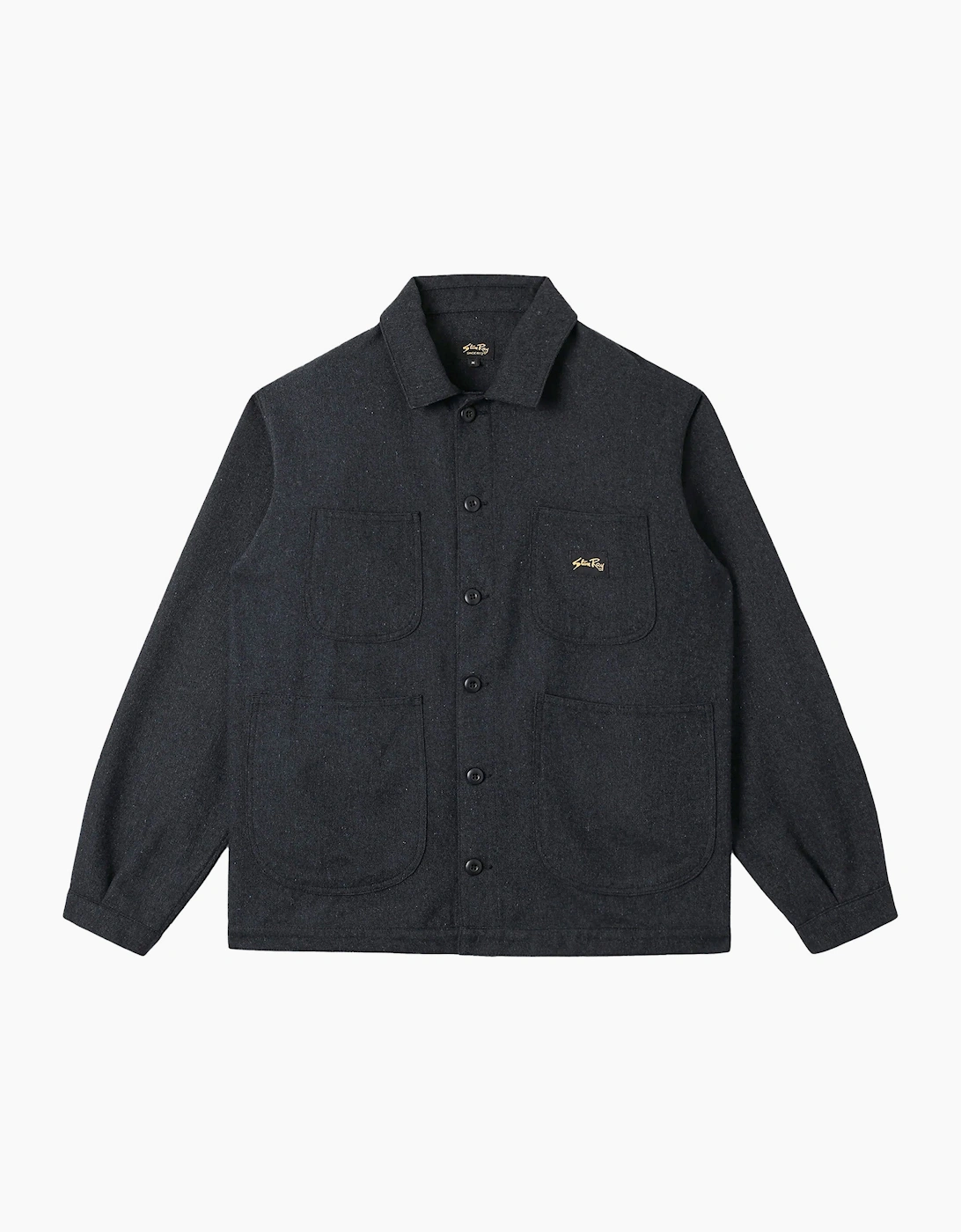 Stan Ray Men's Navy Wool Coverall Jacket - Size: Regular/36