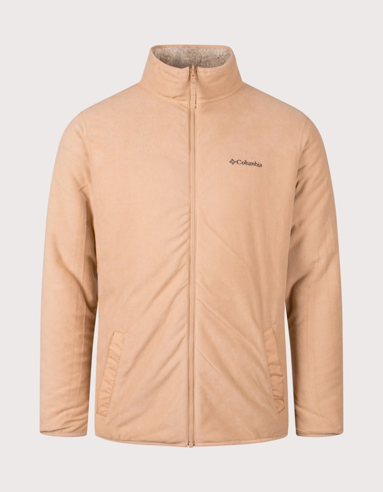 Winter Pass Reversible Fleece Full Zip Sweatshirt