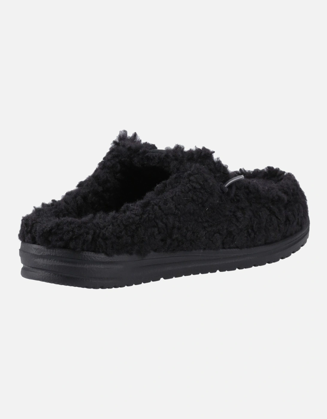 HEYDUDE Wally Polyester Men's Black/Black Mules