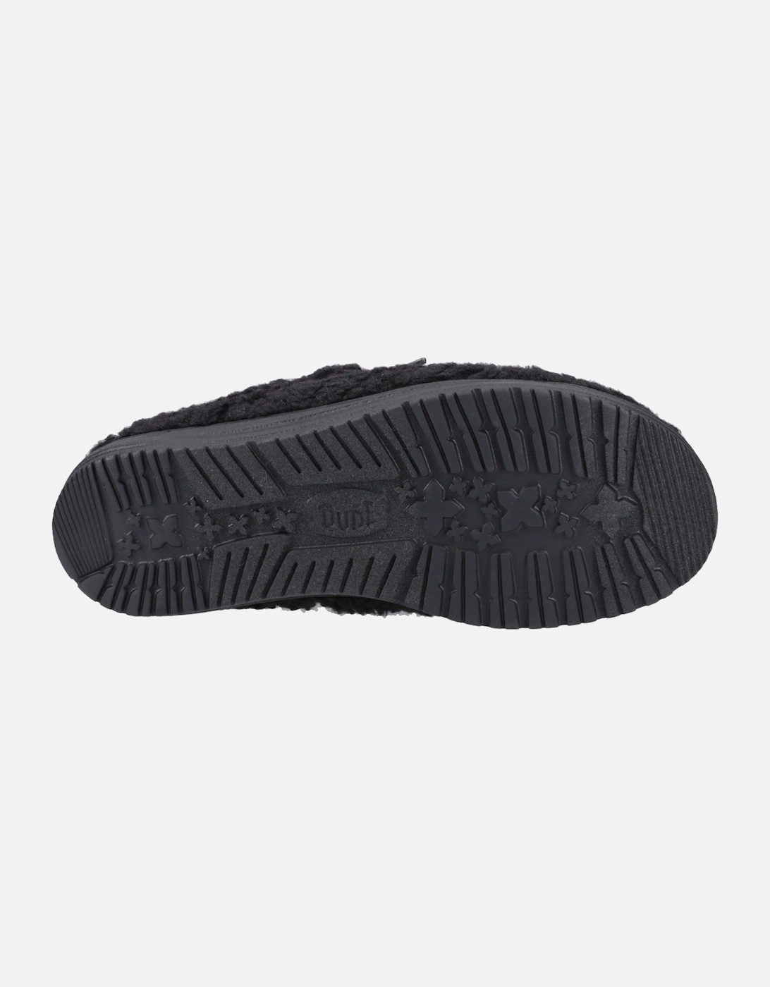 HEYDUDE Wally Polyester Men's Black/Black Mules