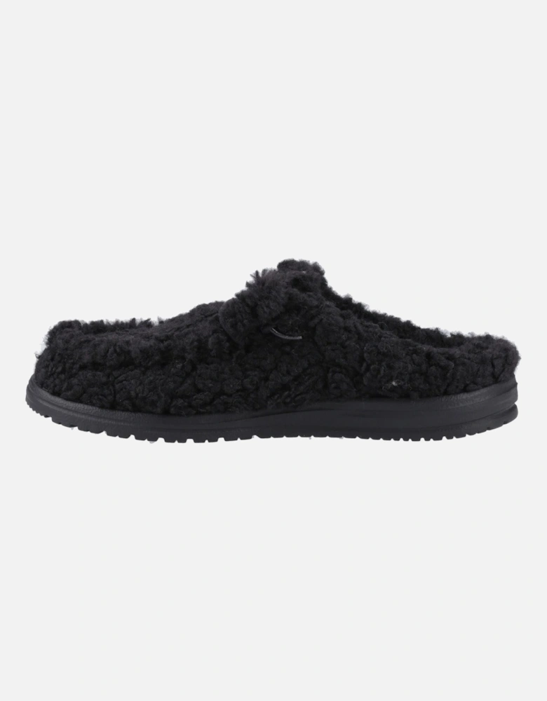 HEYDUDE Wally Polyester Men's Black/Black Mules