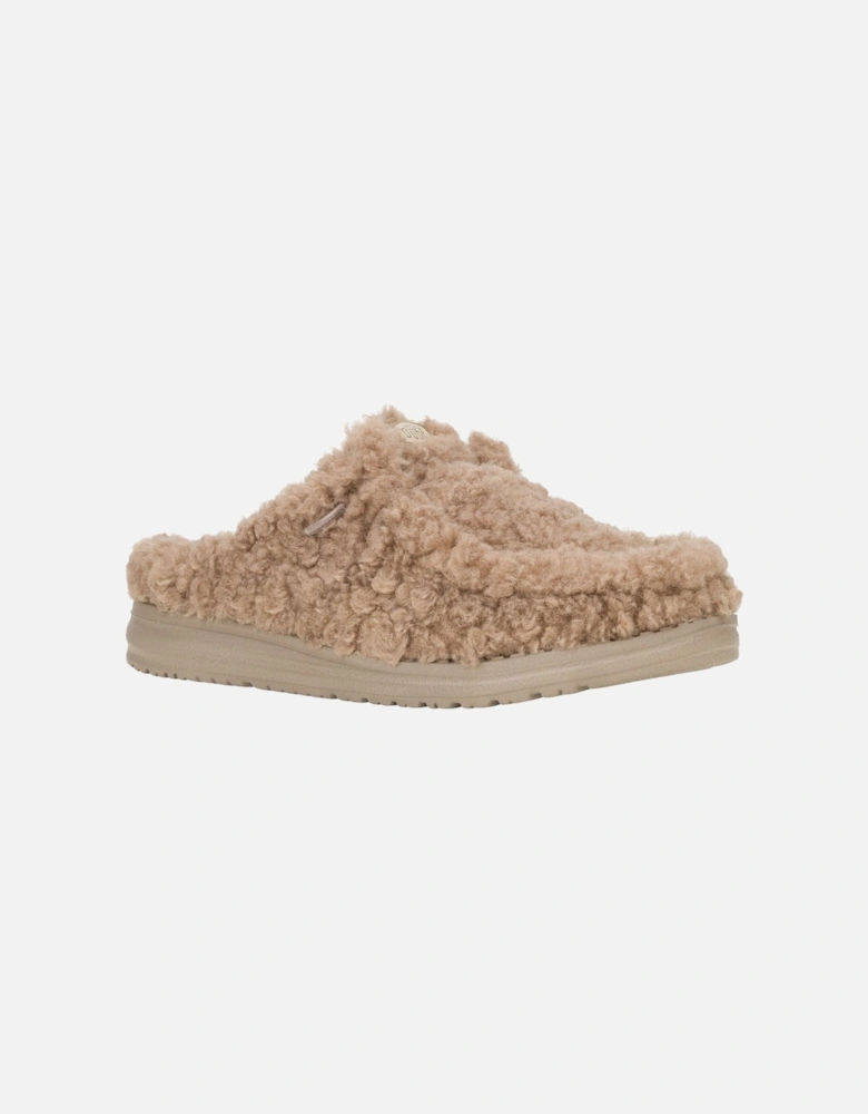 HEYDUDE Wendy Polyester Women's Timber Wolf Mules