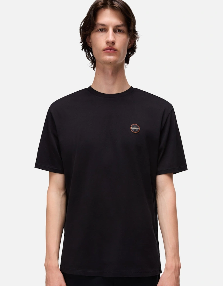 S Badge T-Shirt Black
