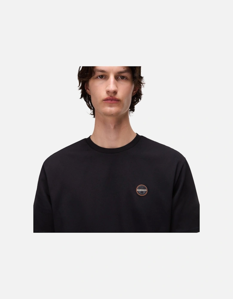 S Badge T-Shirt Black