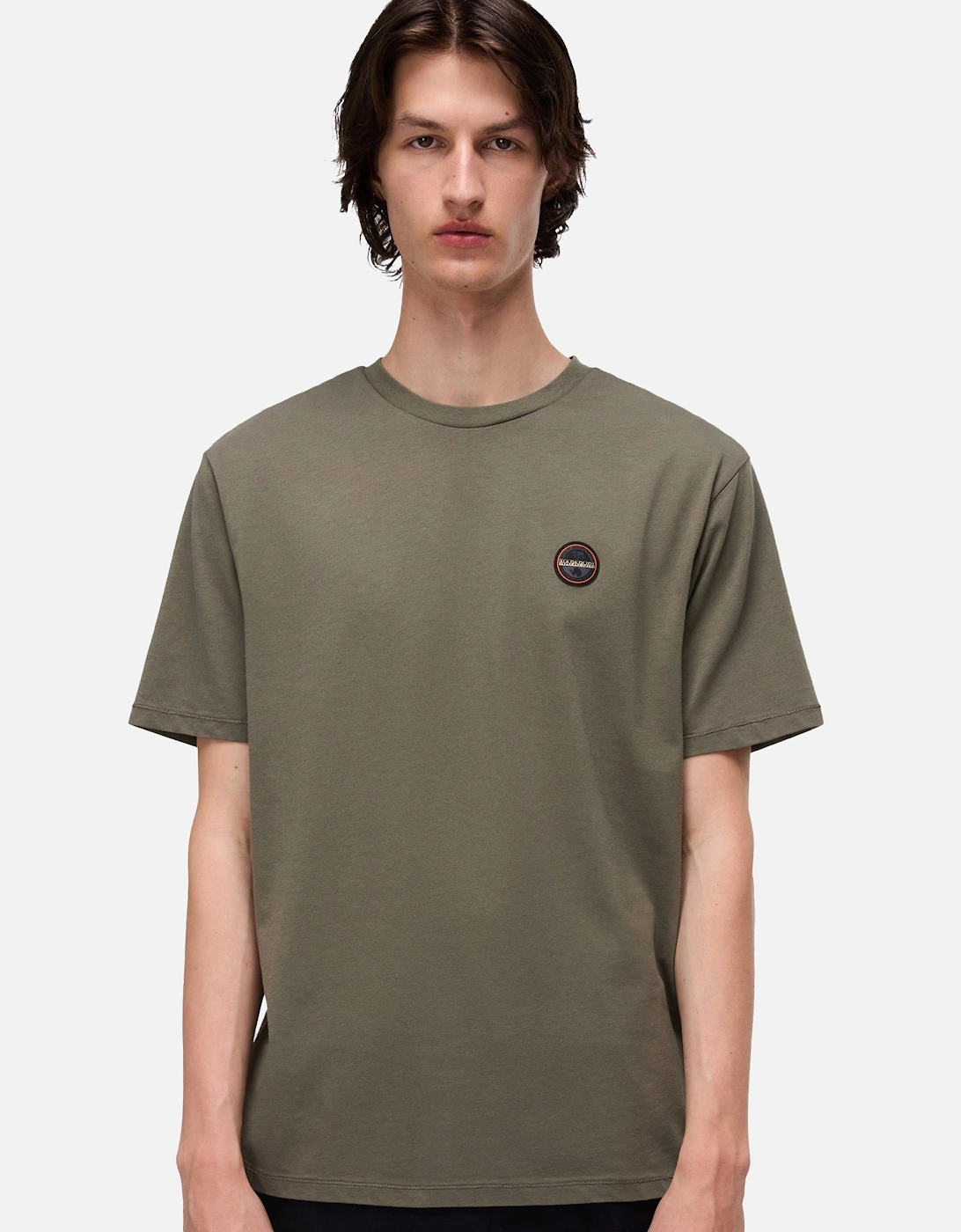 S Badge T-Shirt Tea Leaf