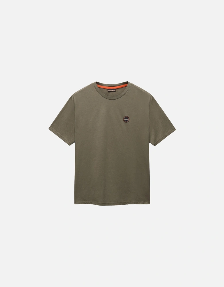 S Badge T-Shirt Tea Leaf