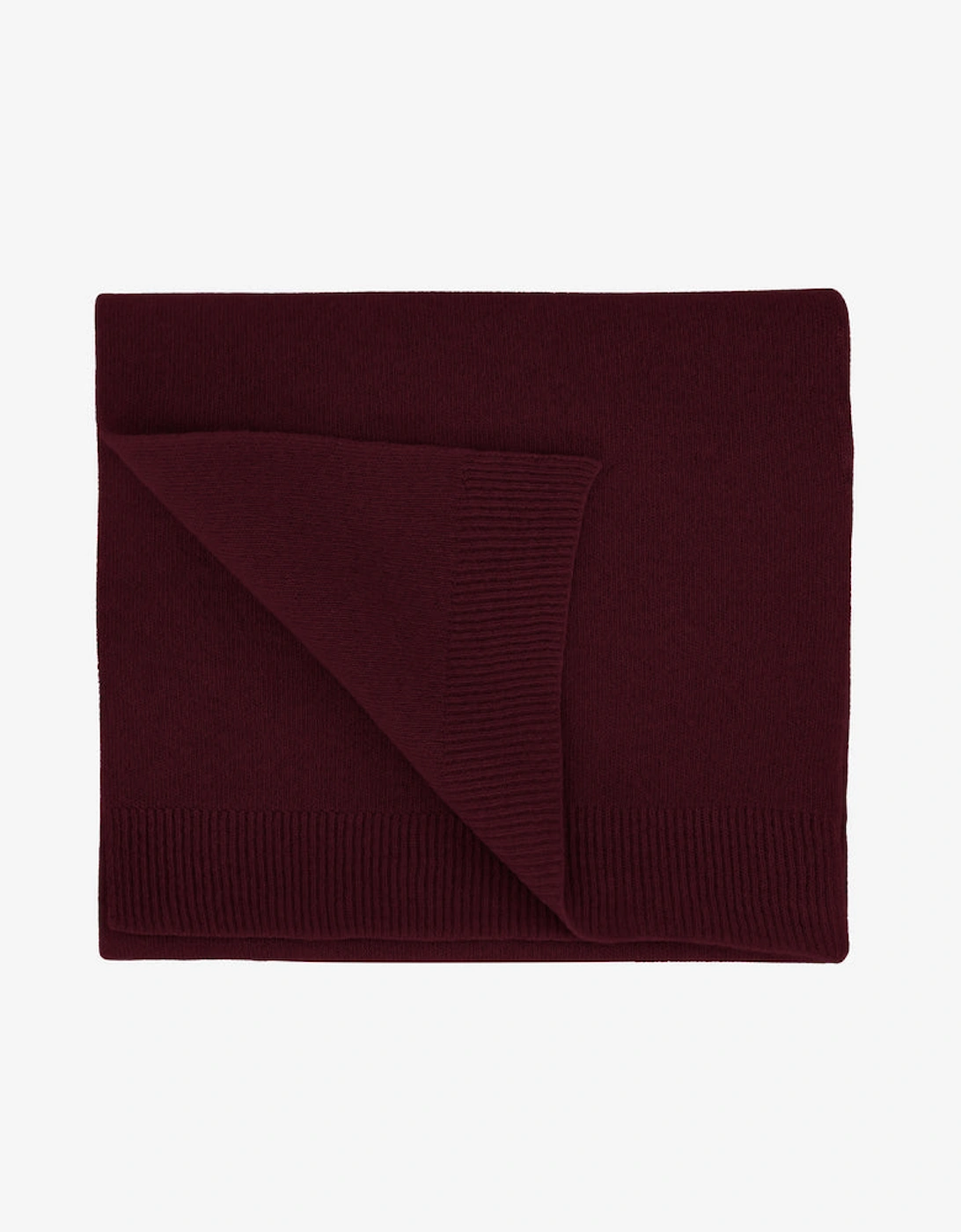Merino Wool Scarf - Oxblood Red, 2 of 1