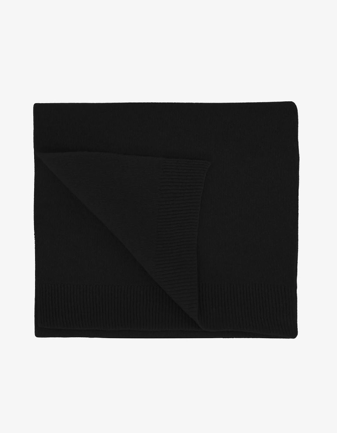 Merino Wool Scarf - Deep Black, 2 of 1