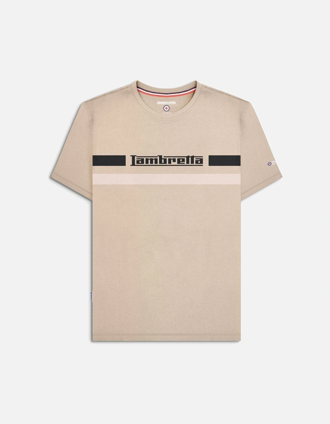 Mens Chest Stripe Short Sleeve T-Shirt, 2 of 1
