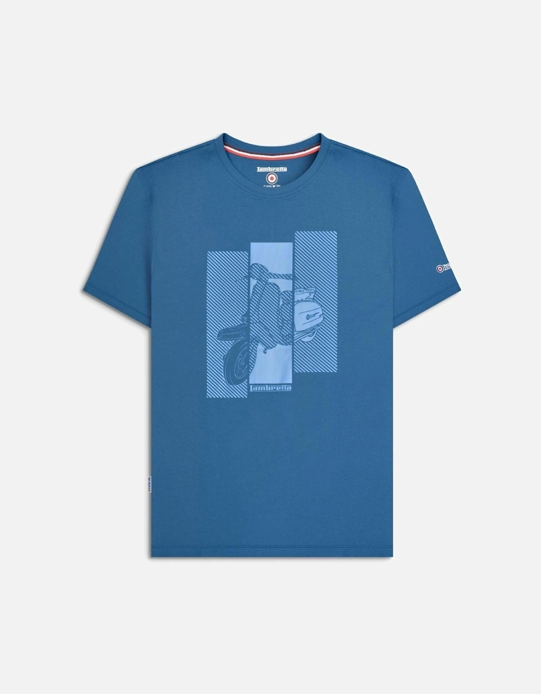Mens Scooter Graphic Short Sleeve T-Shirt, 2 of 1