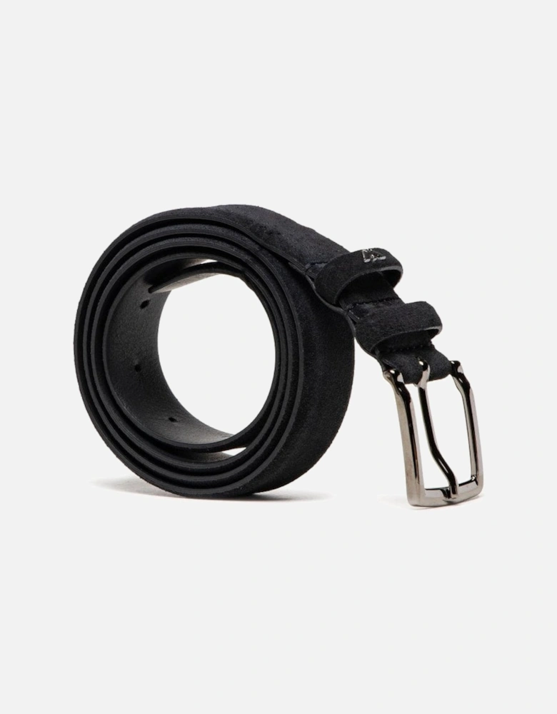 Suede Black Belt