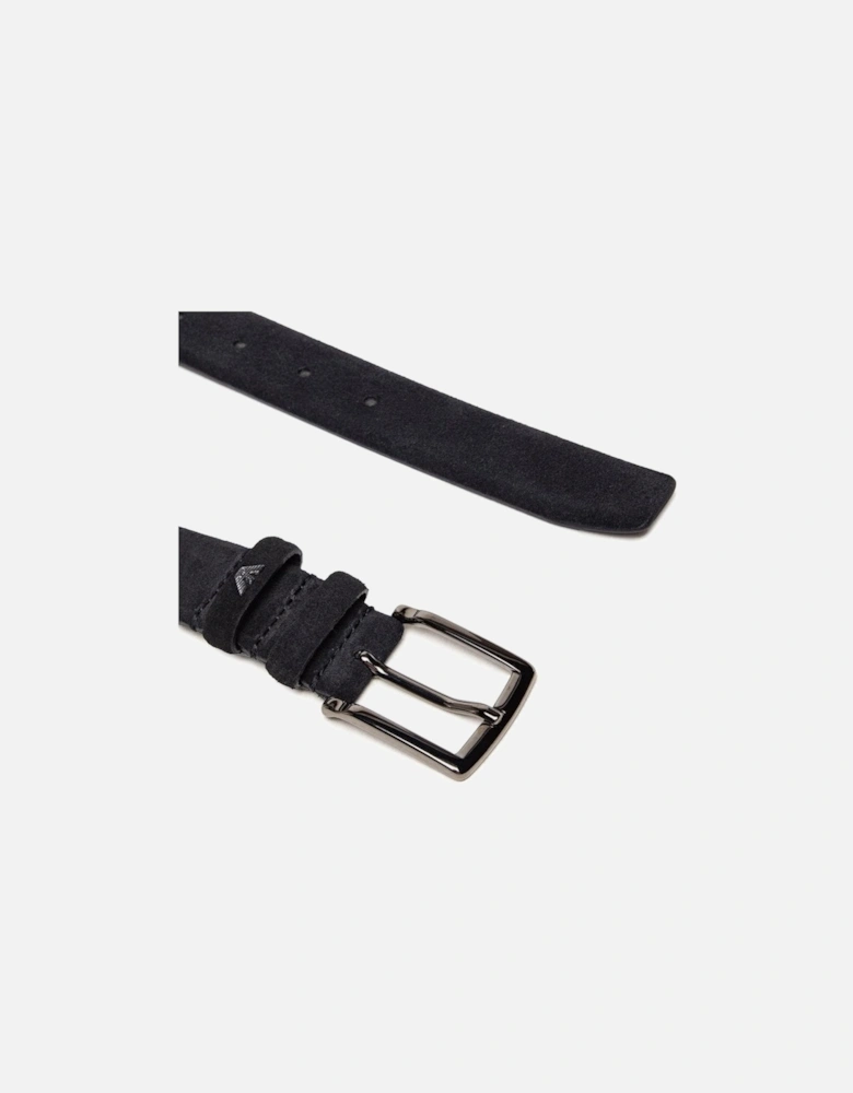 Suede Black Belt