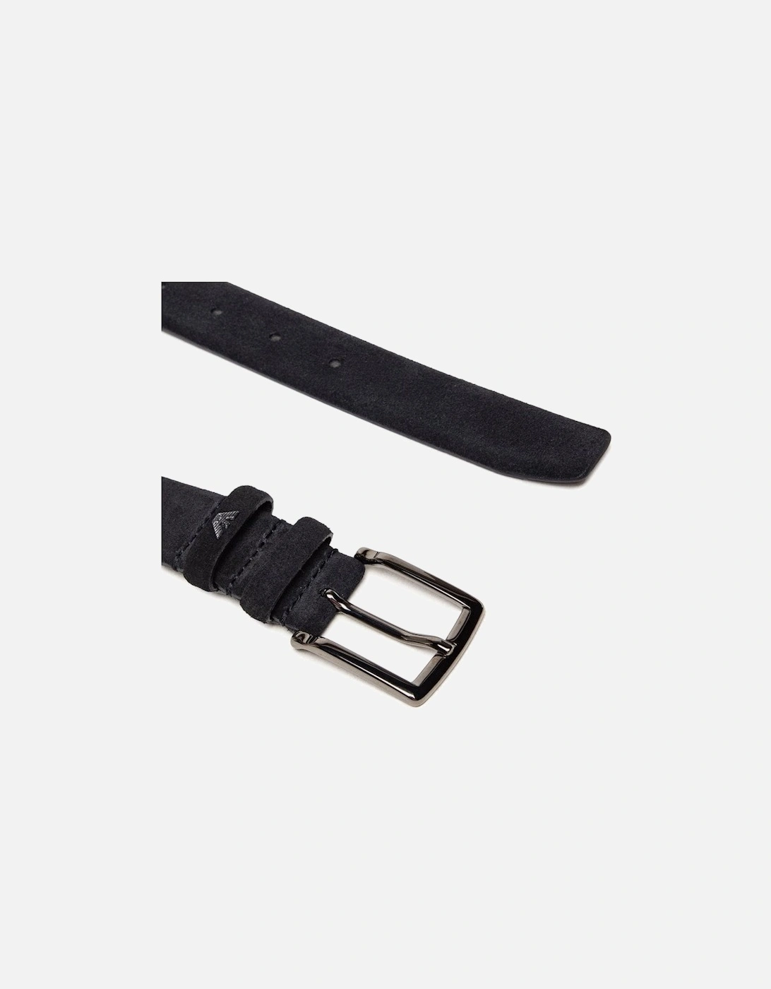 Suede Black Belt