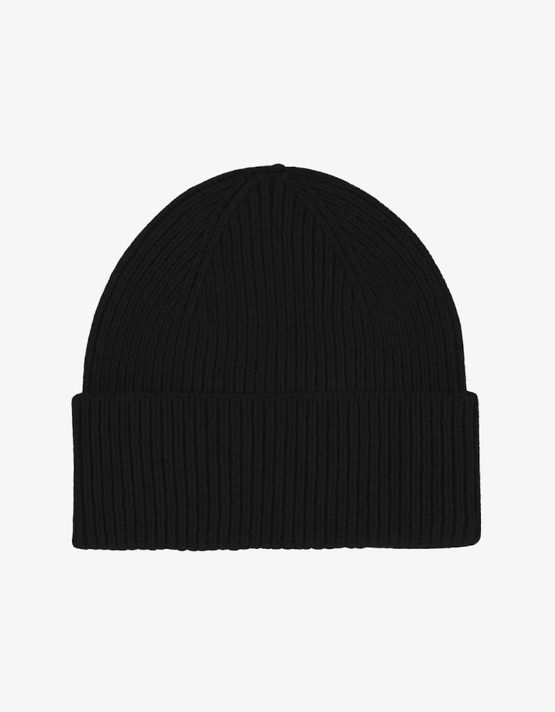Colorful Standard Men's Black Merino Wool Beanie - Deep - Size: One Size