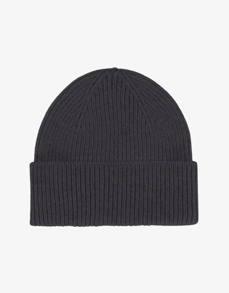 Merino Wool Beanie - Lava Grey