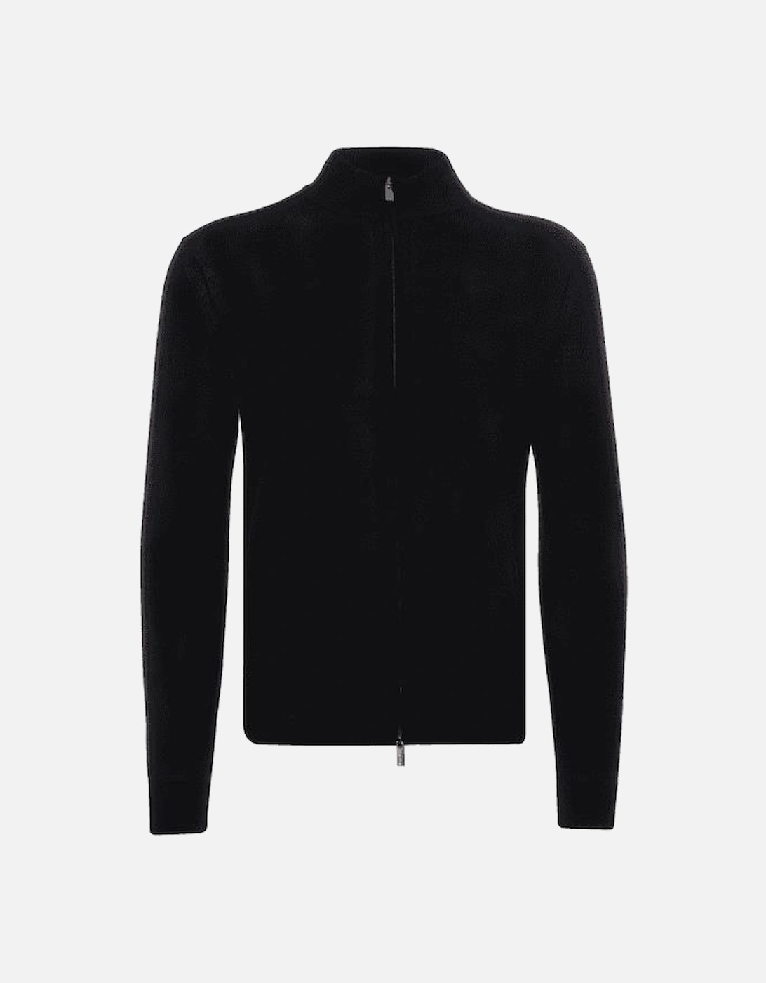 Zip Up Cotton Knit Cardigan, 3 of 2