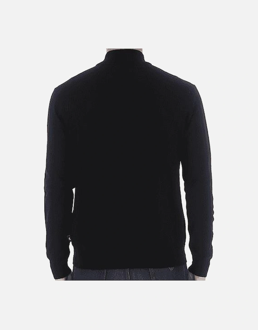 Zip Up Cotton Knit Cardigan
