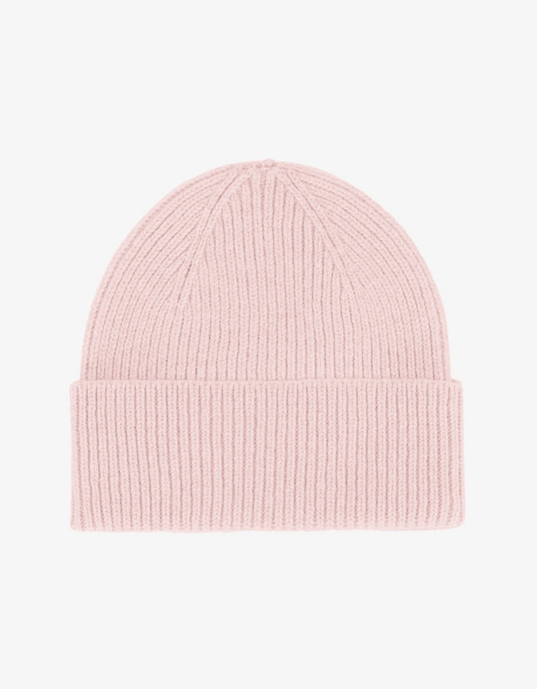 Merino Wool Beanie - Faded Pink