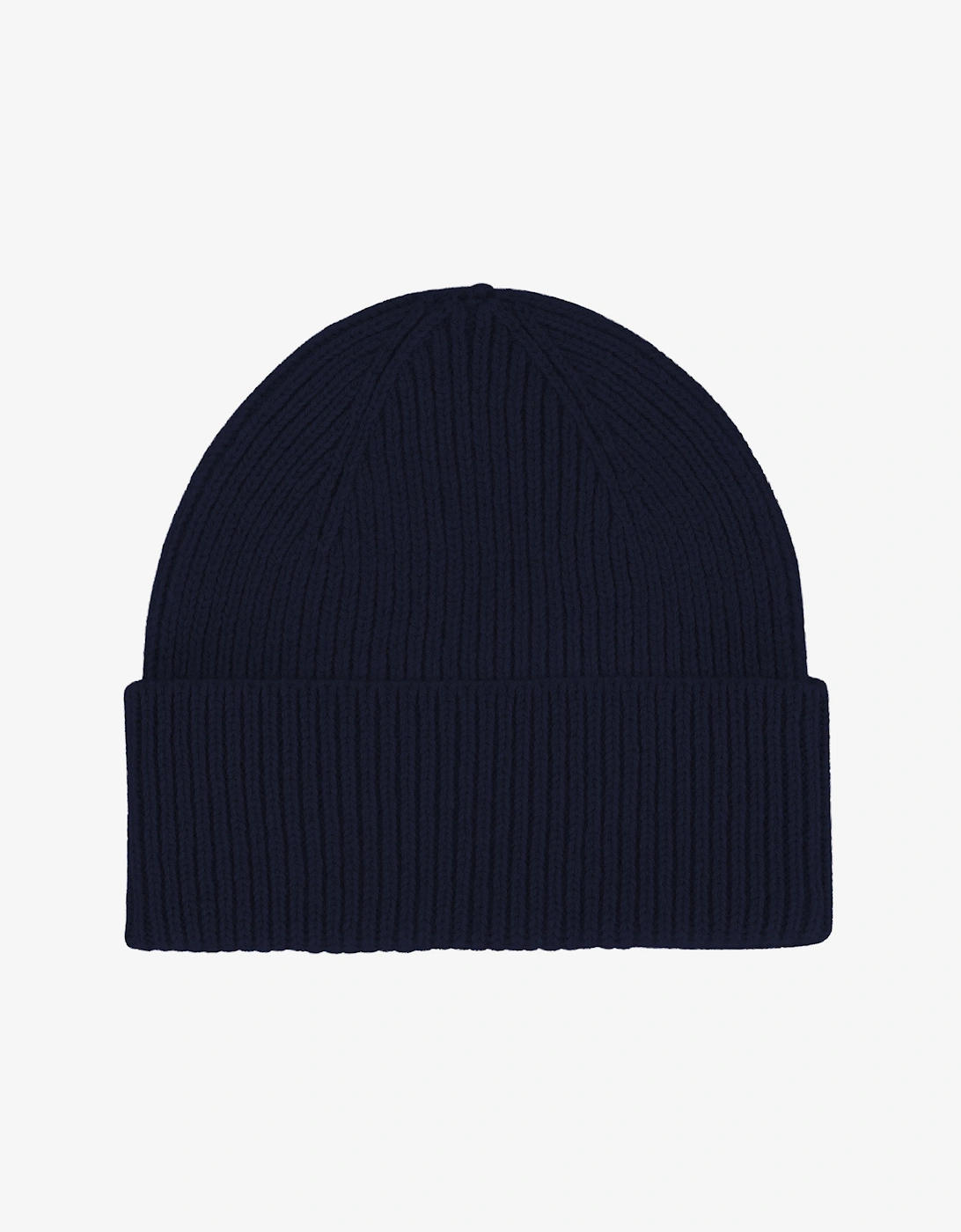 Merino Wool Beanie - Navy Blue, 2 of 1