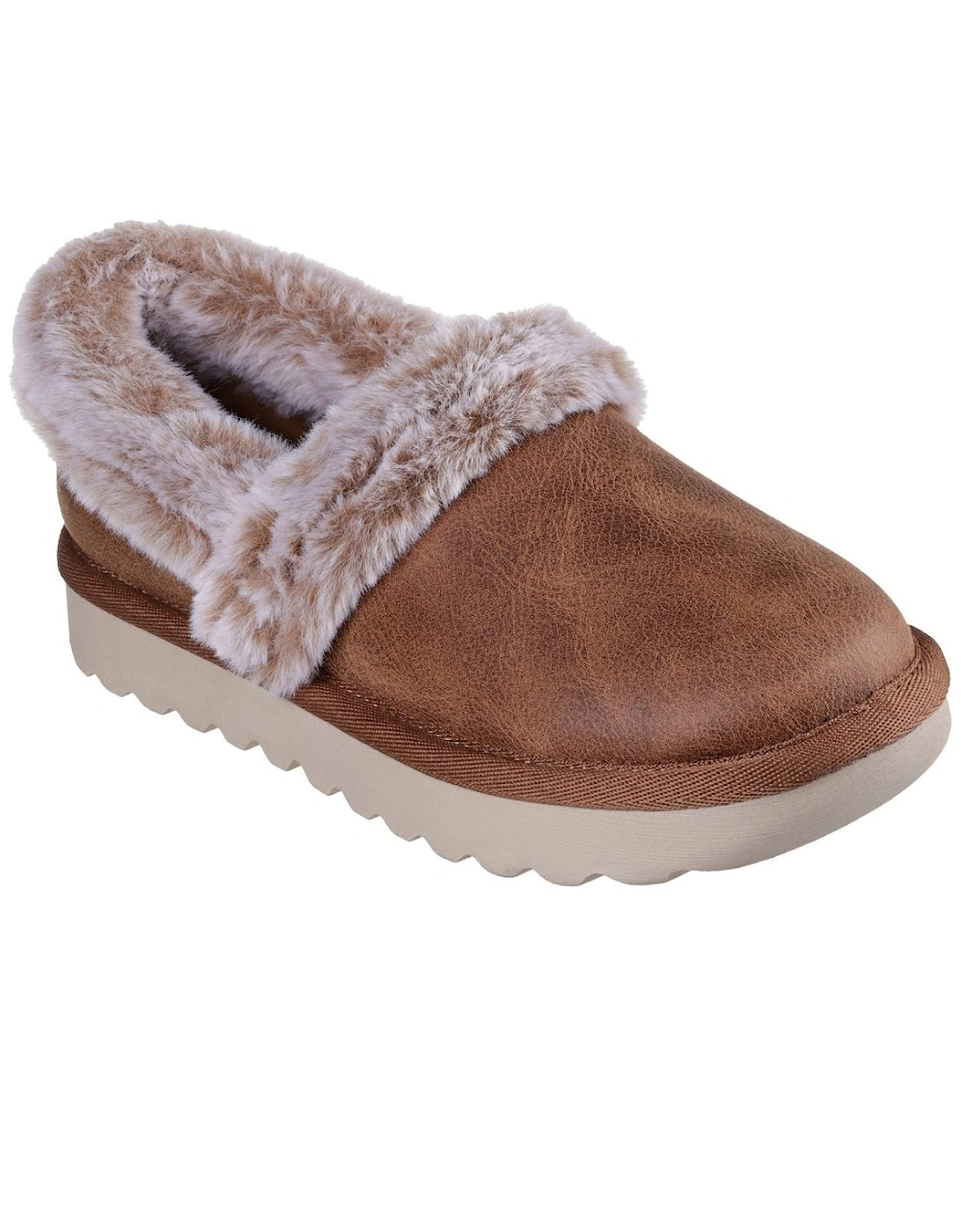 Skechers Women's Cozy Up Womens Slippers - Brown - Size: 3