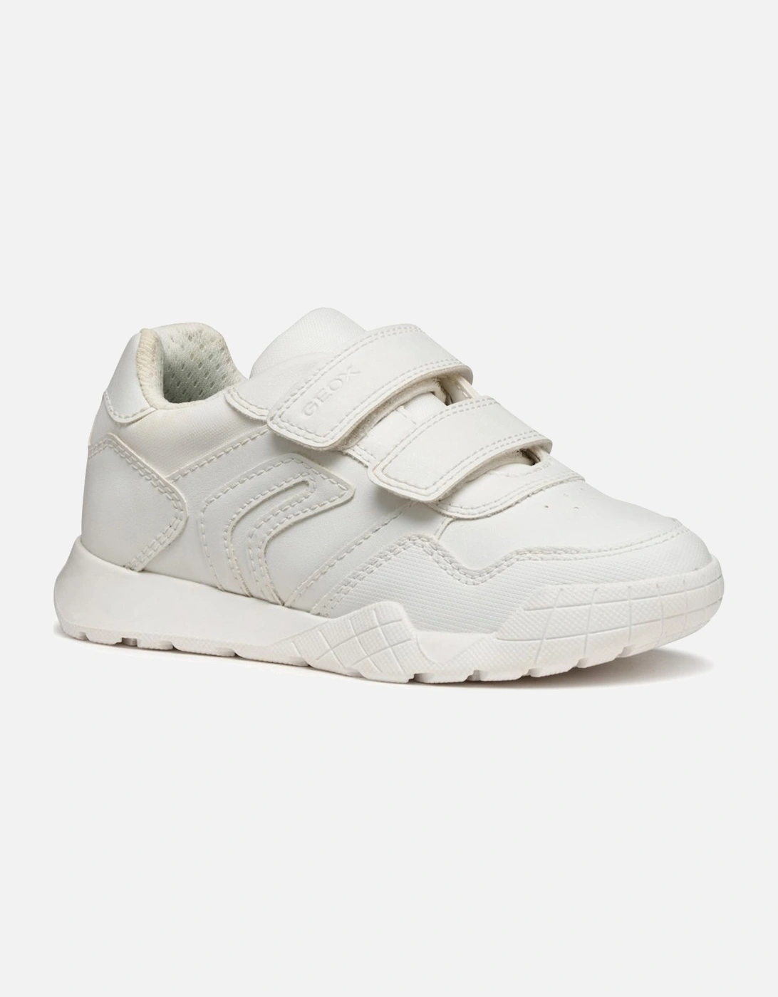 Geox Boy's J Rann-E Sneakers - White - Size: F (Standard)/3 (older)