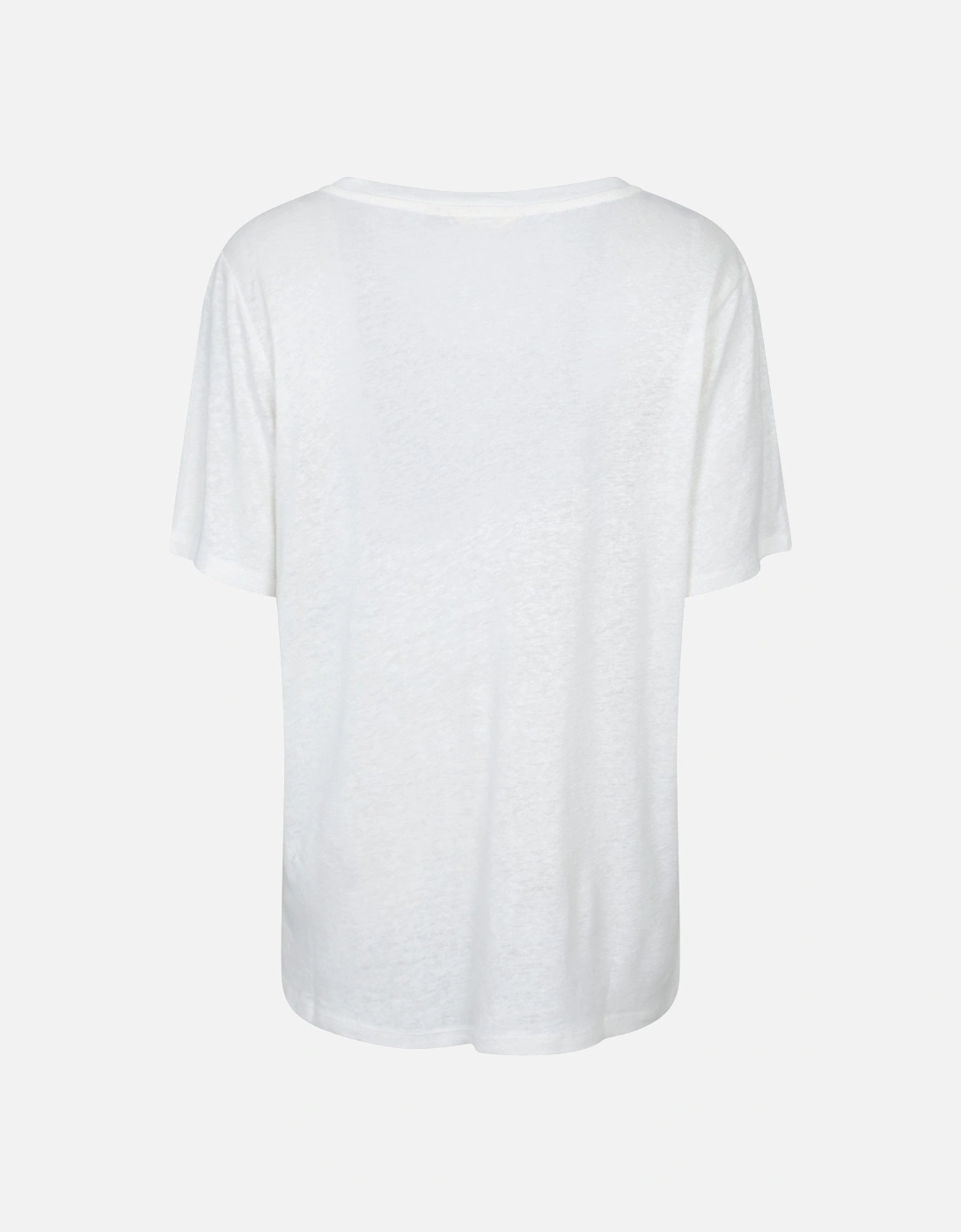 Womens/Ladies Slub Linen Blend T-Shirt
