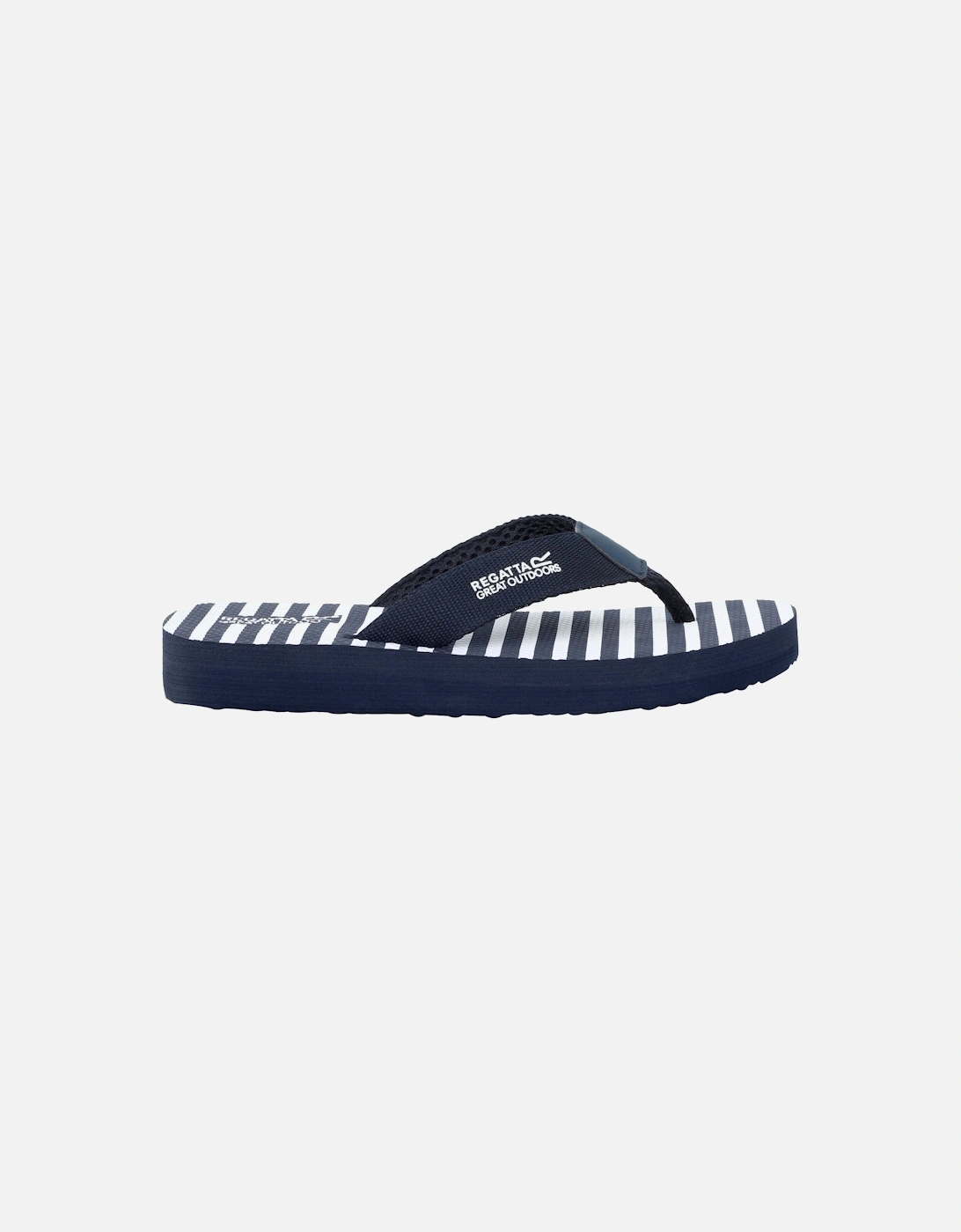 Womens/Ladies Catarina Striped Flip Flops