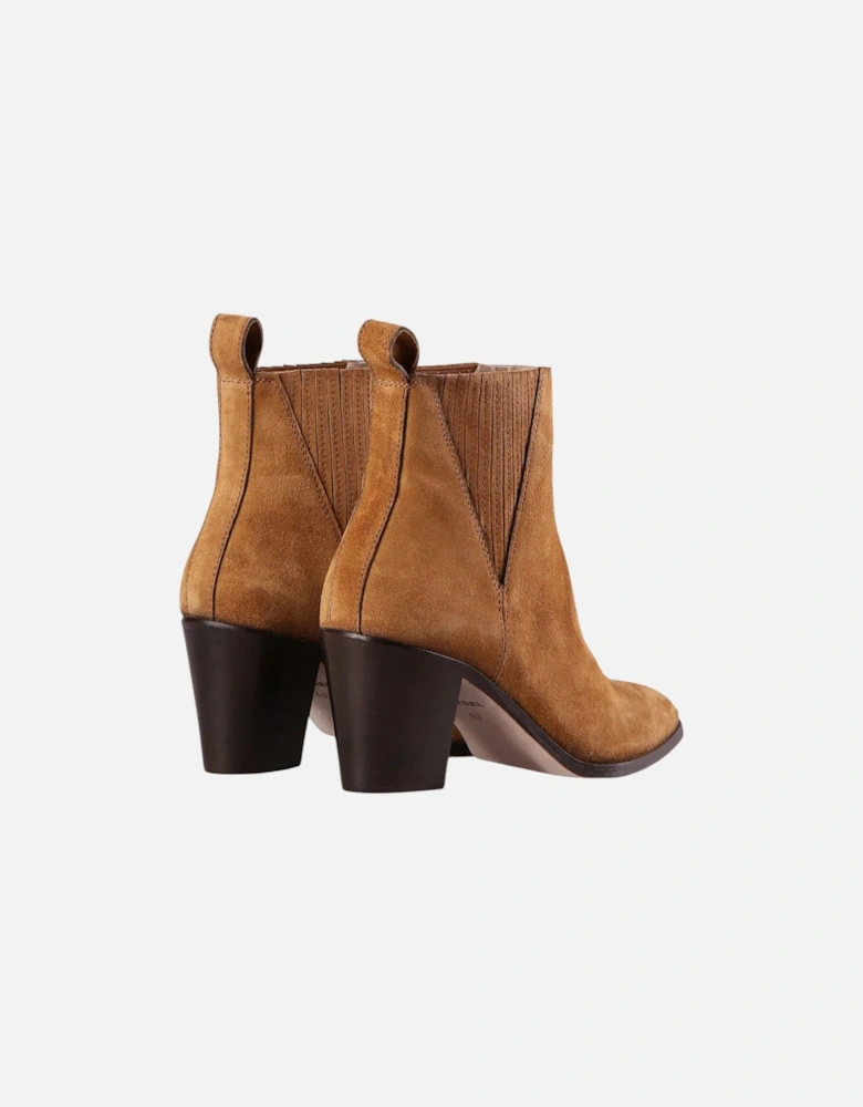 D ANNISH HA Womens Boots Leather Casual Lightweight Biscuit Ankle Shoes
