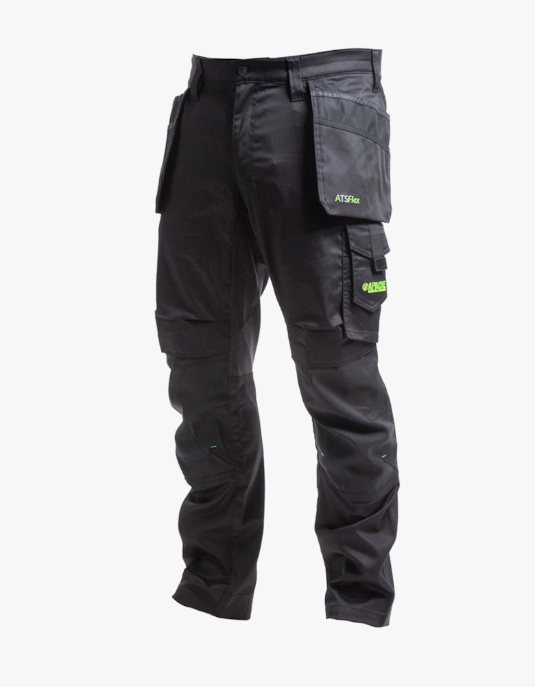 BANCROFT Mens Trousers Black