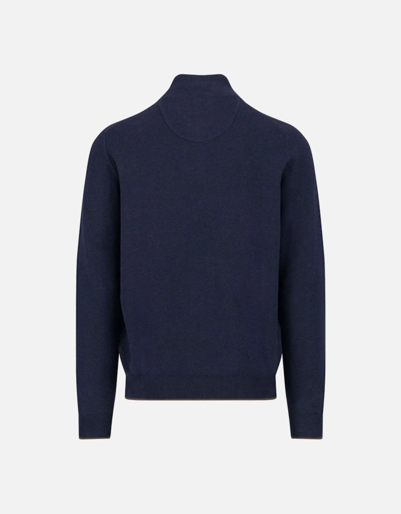 Fynch-Hatton Troyer Button Knitwear Navy