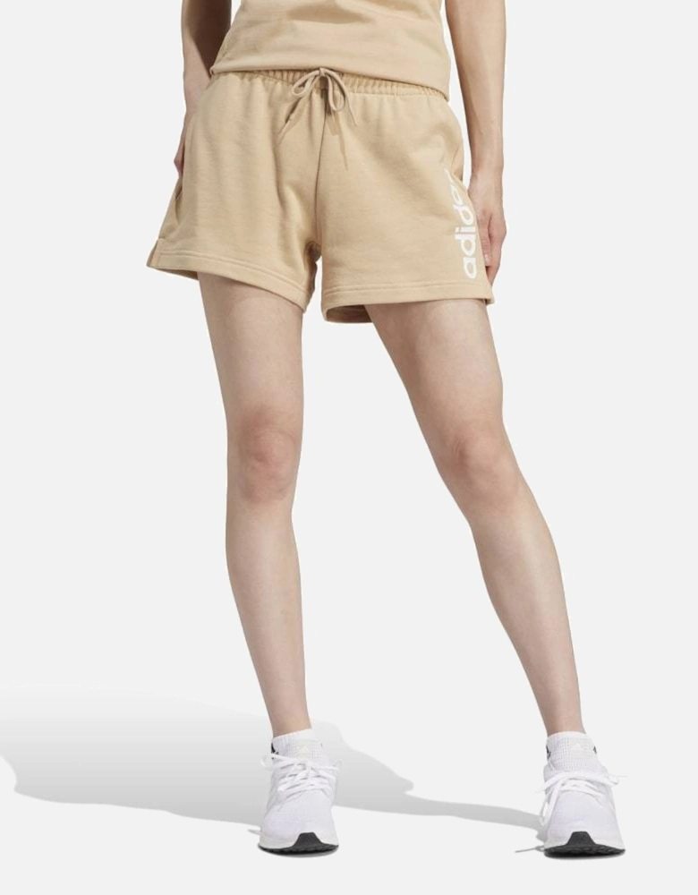 Women's Linear Short Beige Cotton