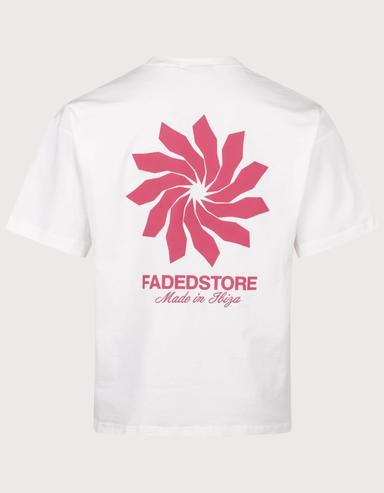 Relaxed Fit Tribal Flower T-Shirt