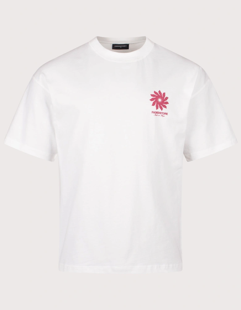 Relaxed Fit Tribal Flower T-Shirt