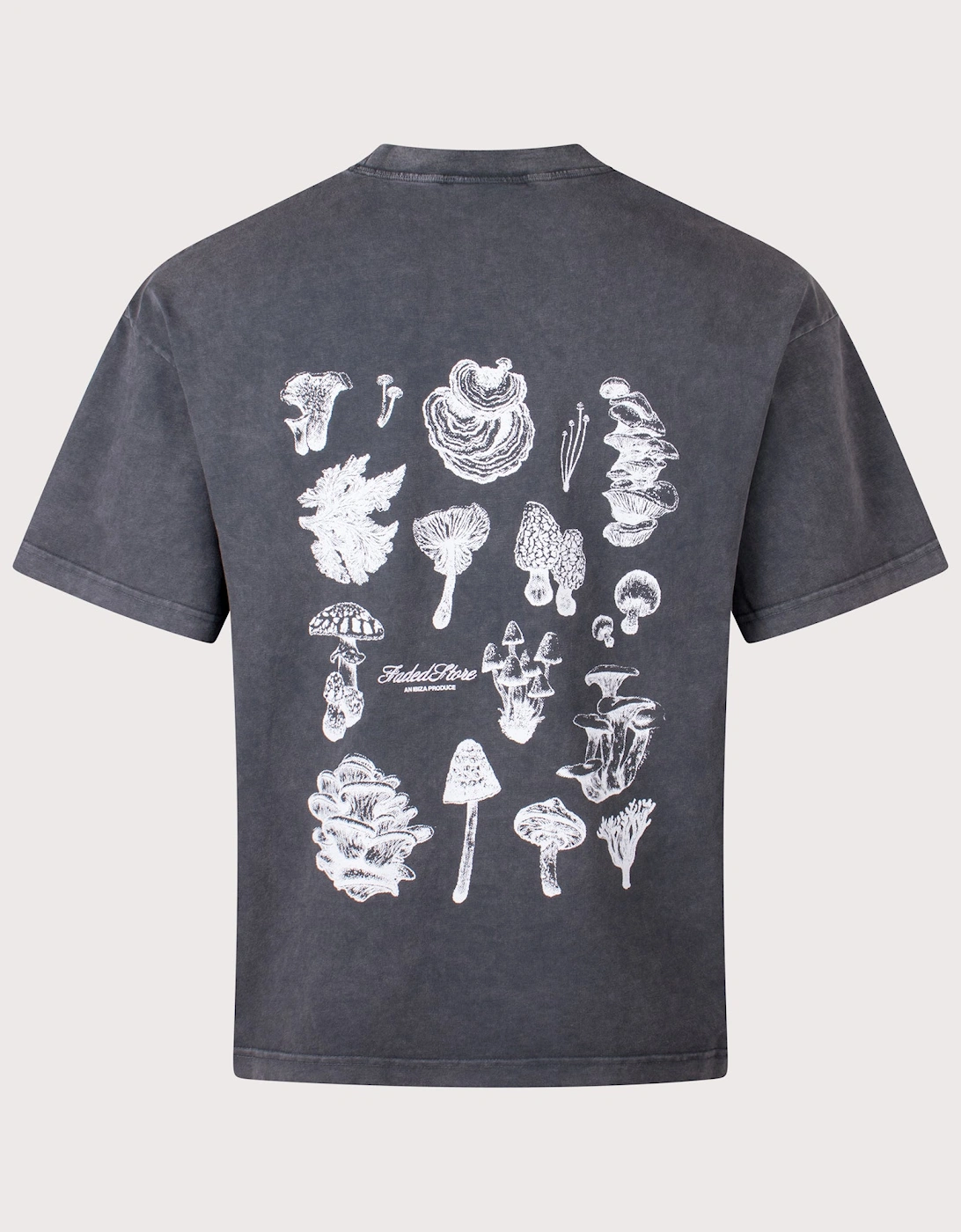 Relaxed Fit Mushroom Sketch T-Shirt, 4 of 3