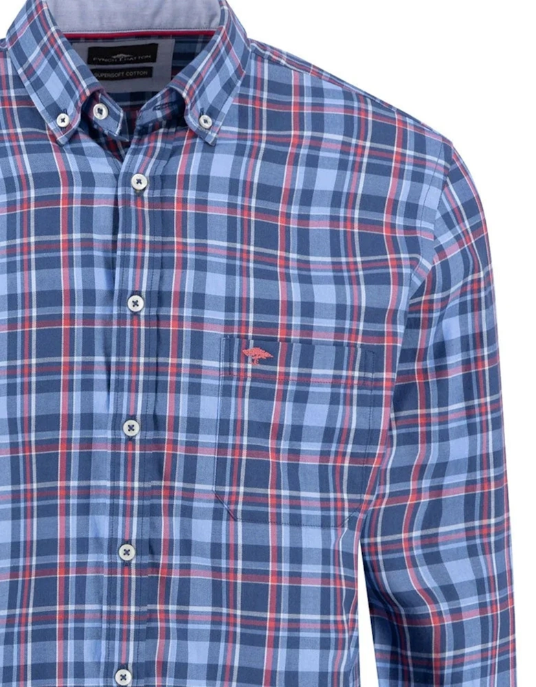 Fynch-Hatton Long Sleeved Shirt Berry