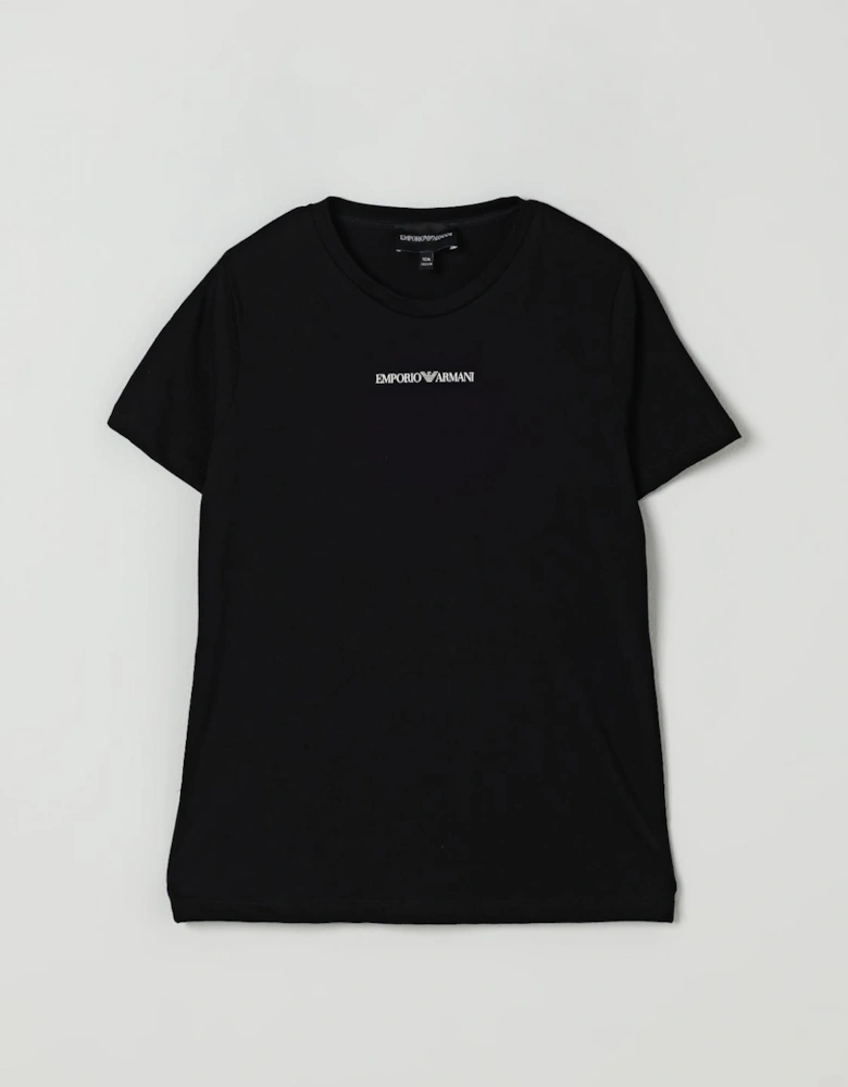 T-Shirt with Round Neckline and Short Sleeves